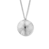 vDam Ketting Rondje Gediamanteerd 40 + 4 Cm Zilver Gerhodineerd 1335547