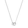 vDam Ketting Rondjes 40 + 4 Cm Zilver Gerhodineerd 1325590