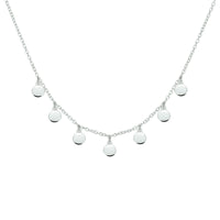 vDam Ketting Rondjes 41 + 4 Cm Zilver Gerhodineerd 1327849