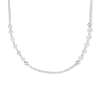 vDam Ketting Rondjes 42 + 3 Cm Zilver Gerhodineerd 1335420