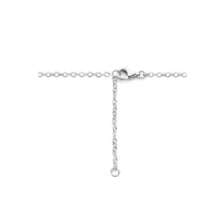 vDam Ketting Rondjes Gediamanteerd 41cm + 4 Cm Zilver Gerhodineerd 1334811  41cm