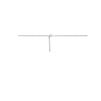 vDam Ketting Slang Rond 1,5 Mm 41cm + 4 Cm Zilver Gerhodineerd 1341cm785  41cm