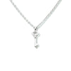 vDam Ketting Sleutel 41 + 4 Cm Zilver Gerhodineerd 1334090