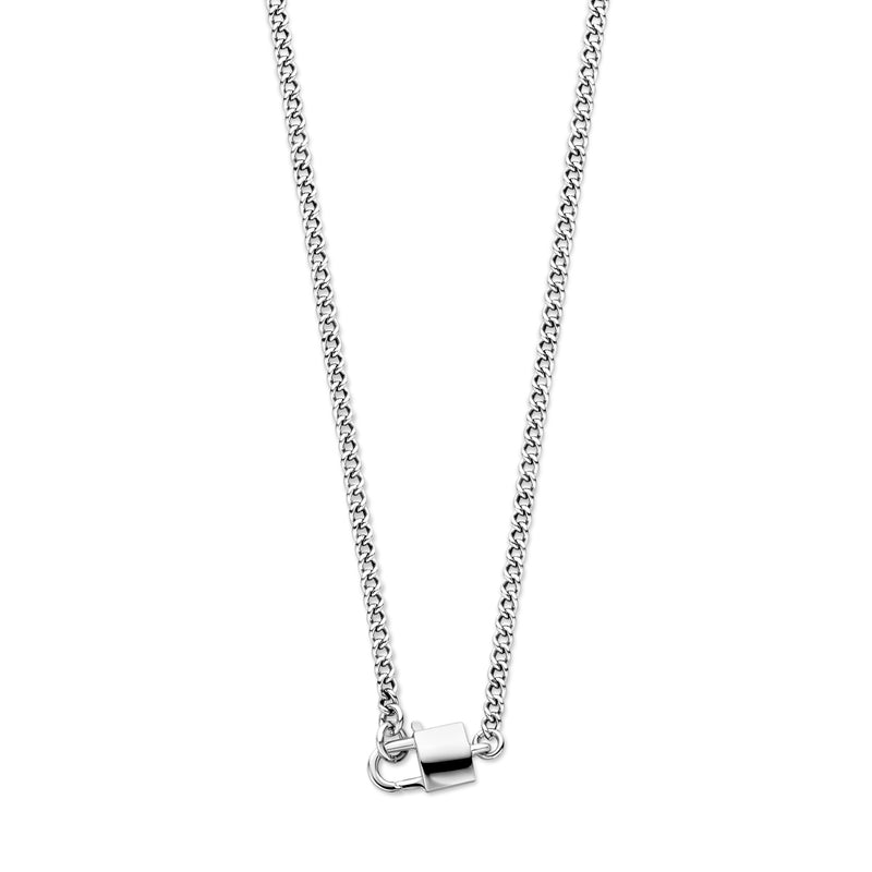 vDam Ketting Slot 3,0 Mm 45 Cm Zilver Gerhodineerd 1338140