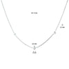 vDam Ketting Sterren 41cm + 4 Cm Zilver Gerhodineerd 1329099  41cm