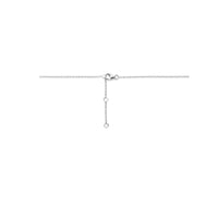 vDam Ketting Strik 41cm - 43 - 45 Cm Zilver Gerhodineerd 1339701  41cm