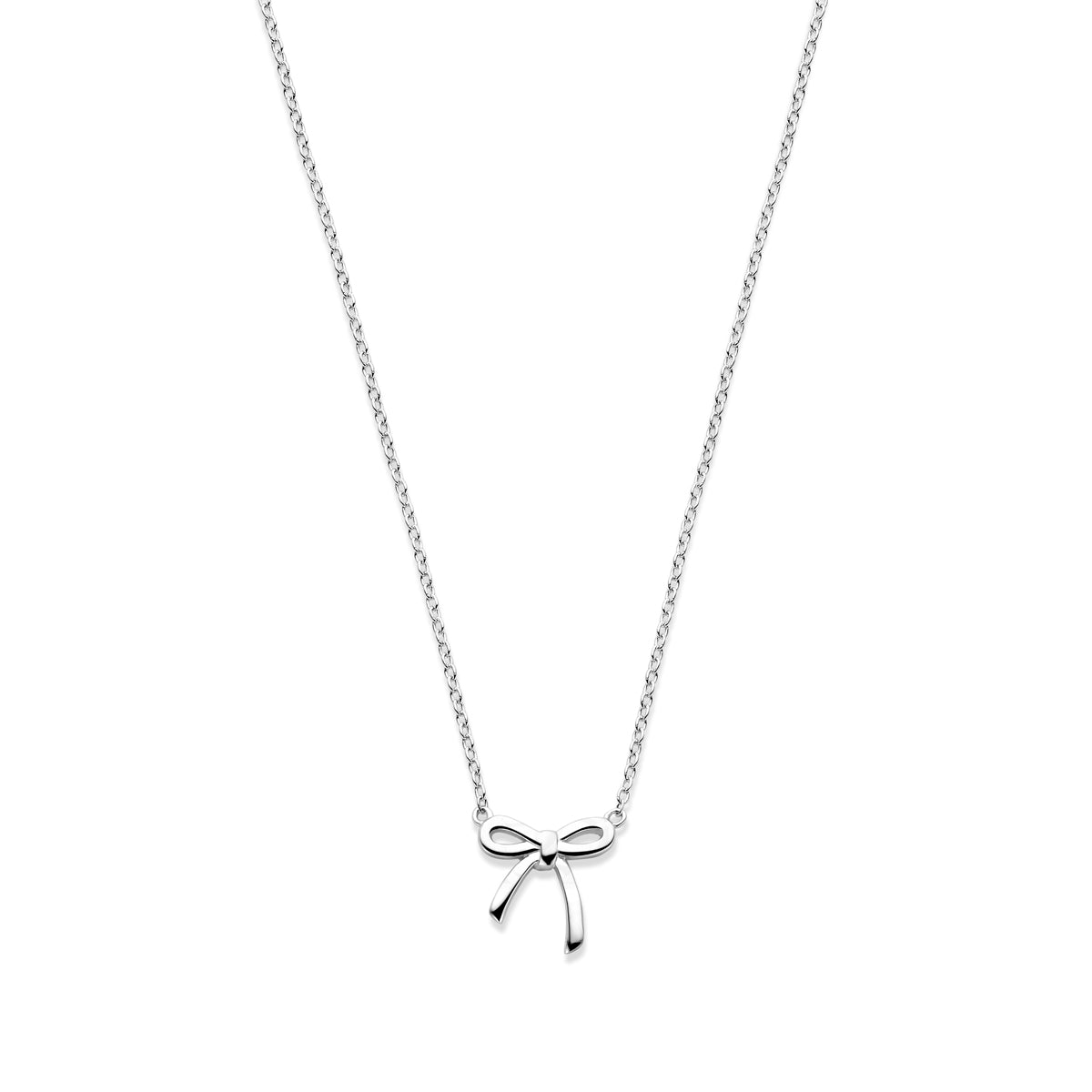 vDam Ketting Strik 41 - 43 - 45 Cm Zilver Gerhodineerd 1339701