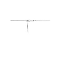 vDam Ketting Swarovski Parel 42cm + 3 Cm Zilver Gerhodineerd 1338635  42cm
