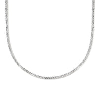 vDam Ketting Valkenoog 25mm 40 + 4 Cm Zilver Gerhodineerd 1336233