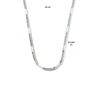 vDam Ketting Valkenoog Met Tussenstuk 2,3 Mm Zilver Gerhodineerd 1333538  42cm