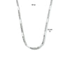 vDam Ketting Valkenoog Met Tussenstuk 2,3 Mm Zilver Gerhodineerd 1333539  45cm