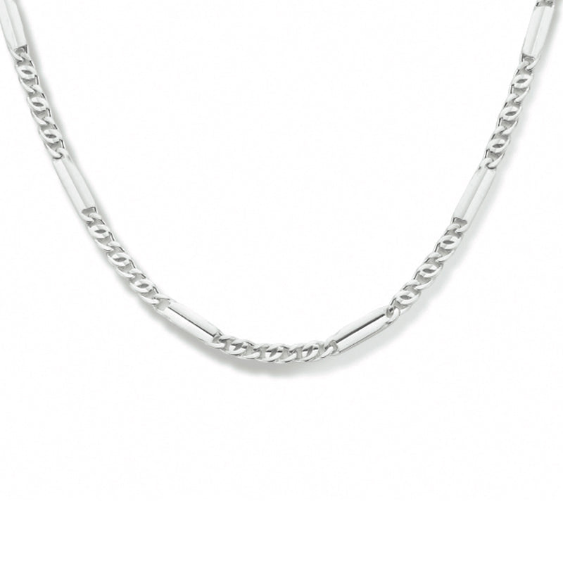 vDam Ketting Valkenoog Met Tussenstuk 2,4 Mm 40 + 4 Cm Zilver Gerhodineerd 1334838