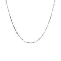 vDam Ketting Venetiaans 1,1 Mm Zilver Gerhodineerd 1329682  38cm