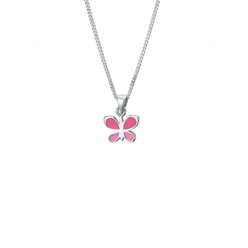 vDam Ketting Vlinder 1,4 Mm 36 + 4 Cm Zilver Gerhodineerd 1327826