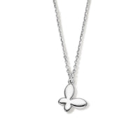 vDam Ketting Vlinder 42 + 3 Cm Zilver Gerhodineerd 1336298