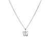 vDam Ketting Vlinder Zirkonia 36 + 4 Cm Zilver Gerhodineerd 1329934