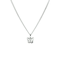 vDam Ketting Vlinder Zirkonia 36 + 4 Cm Zilver Gerhodineerd 1329934