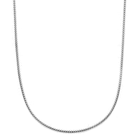 vDam Ketting Vossestaart 2,8 Mm Zilver Gerhodineerd 1341788
