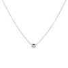 vDam Ketting Zirkonia 40 - 42 - 44 Cm Zilver Gerhodineerd 1332858