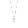 vDam Ketting Zirkonia 40cm - 42 - 44 Cm Zilver Gerhodineerd 1333128  40cm