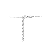 vDam Ketting Zirkonia 41cm + 4 Cm Halo Zilver Gerhodineerd 1335364  41cm