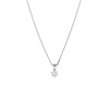vDam Ketting Zirkonia 41 + 4 Cm Zilver Gerhodineerd 1329482