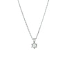 vDam Ketting Zirkonia 41 + 4 Cm Zilver Gerhodineerd 1329483