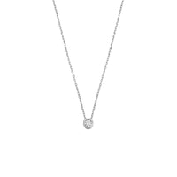 vDam Ketting Zirkonia 41 - 43 - 45 Cm Zilver Gerhodineerd 1341580
