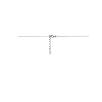 vDam Ketting Zirkonia 42cm + 3 Cm Zilver Gerhodineerd 1341380  42cm