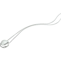 vDam Ketting Zirkonia Poli/mat 41cm + 4 Cm Zilver Gerhodineerd 1329896  41cm
