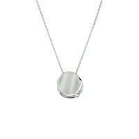 vDam Ketting Zirkonia Poli/mat 41 + 4 Cm Zilver Gerhodineerd 1329896