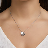 vDam Ketting Zirkonia Poli/mat 41cm + 4 Cm Zilver Gerhodineerd 1329896  41cm