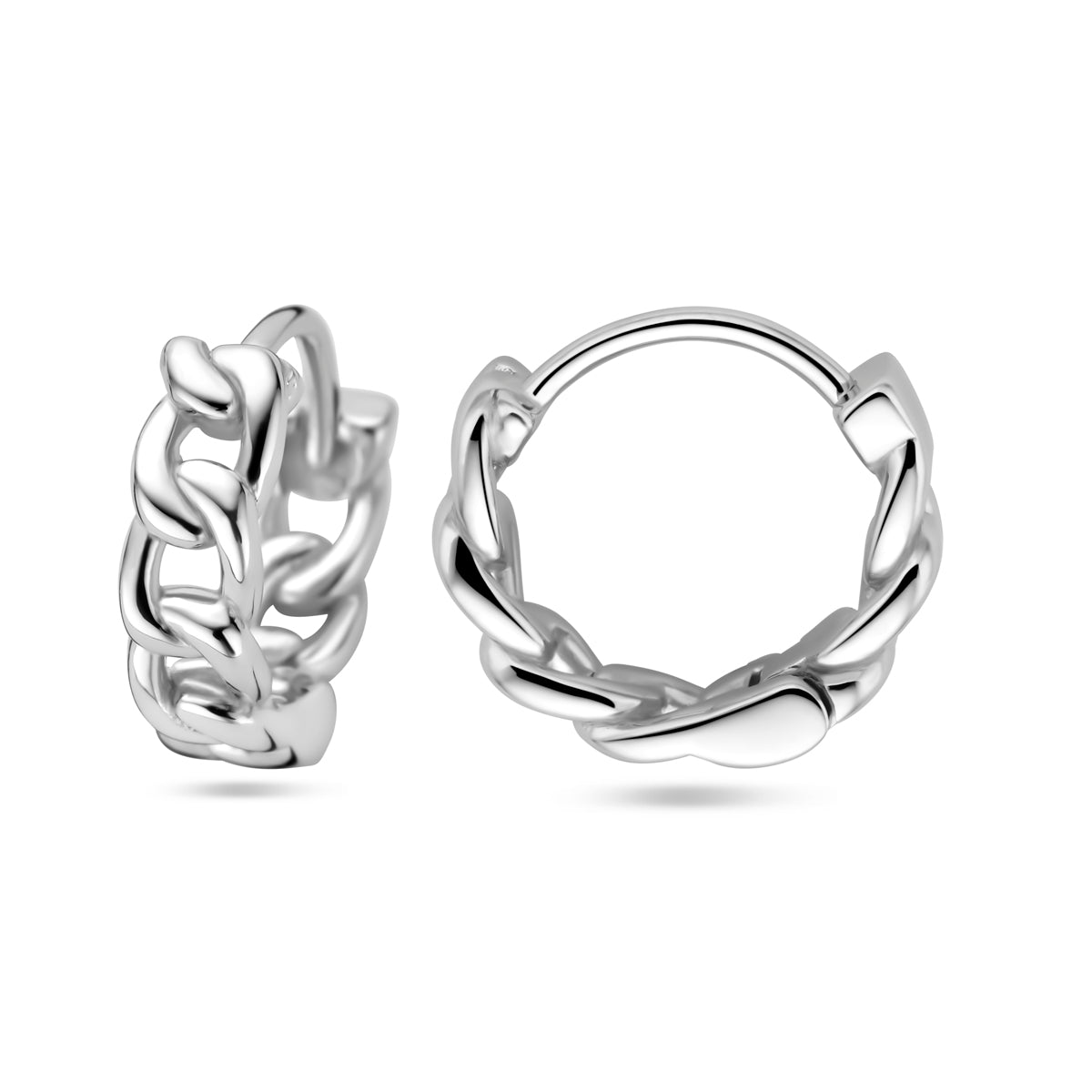 vDam Klapoorringen 10,5 Mm Zilver Gerhodineerd 1328332