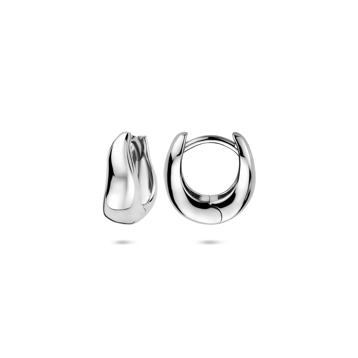 vDam Klapoorringen 12 Mm Zilver Gerhodineerd 1340980