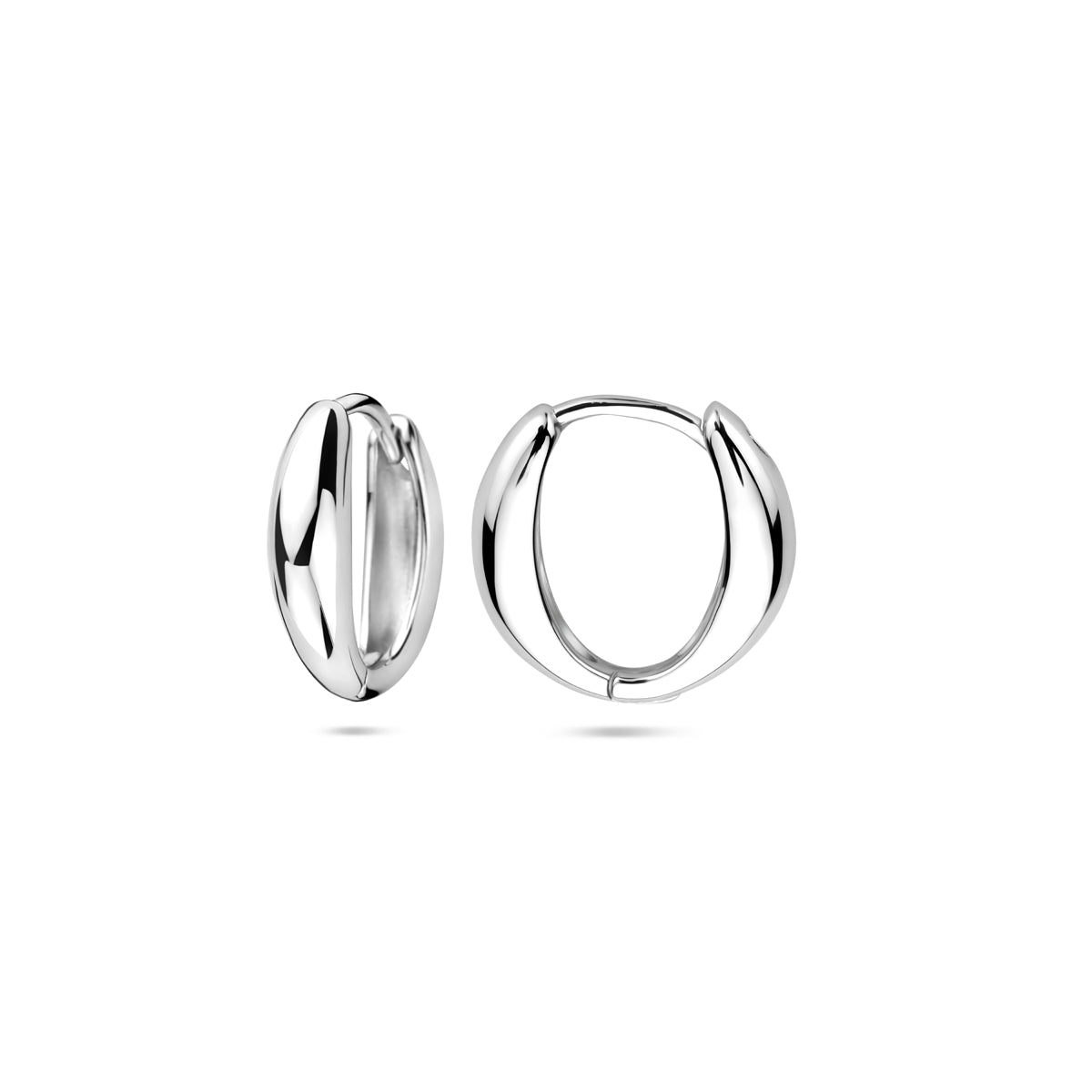 vDam Klapoorringen 14,5 Mm Zilver Gerhodineerd 1340687