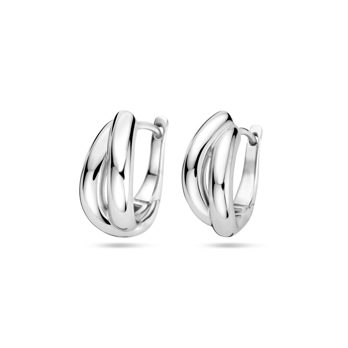 vDam Klapoorringen 17 Mm Zilver Gerhodineerd 1340449