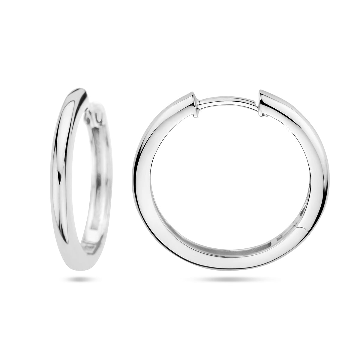 vDam Klapoorringen 2,5 Mm Half Rond Zilver Gerhodineerd 1336989