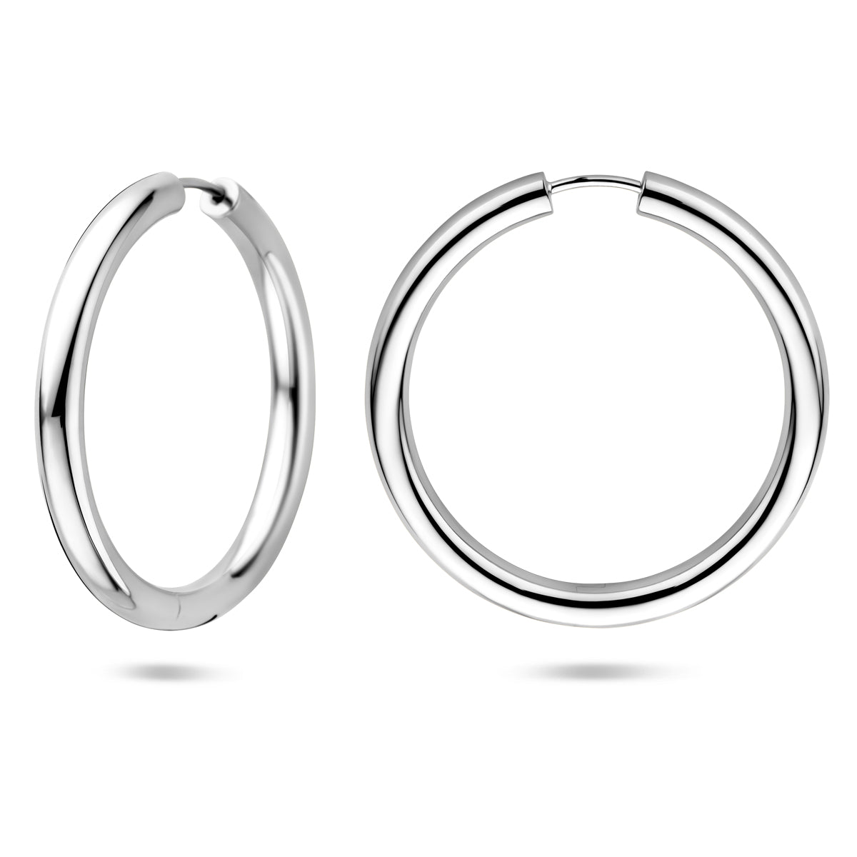 vDam Klapoorringen 39 Mm Zilver Gerhodineerd 1341982