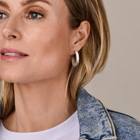 vDam Klapoorringen 40 Mm Zilver Gerhodineerd 1341308