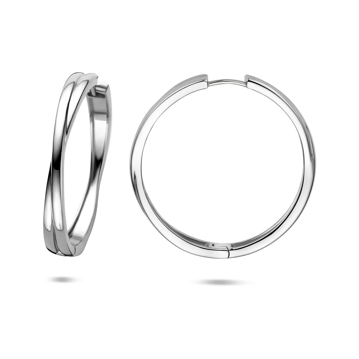 vDam Klapoorringen 40 Mm Zilver Gerhodineerd 1341312