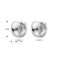 vDam Klapoorringen Bol Zilver Gerhodineerd 1335595