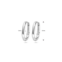 vDam Klapoorringen Buis 2 Mm Zilver Gerhodineerd 1340035