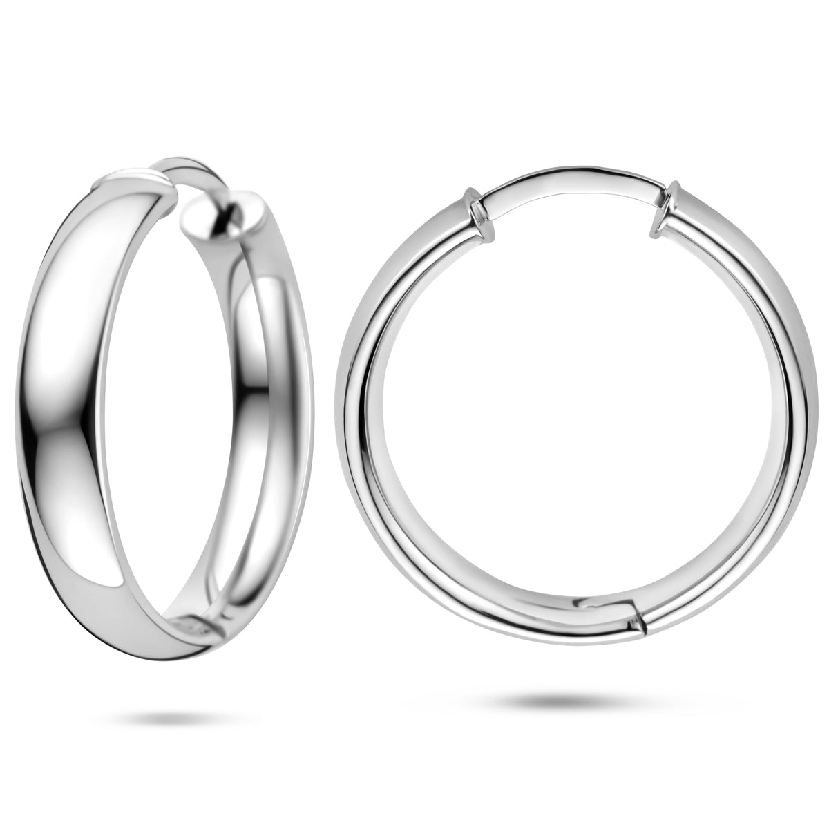 vDam Klapoorringen Buis 5 Mm Zilver Gerhodineerd 1341644