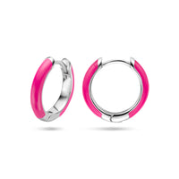 vDam Klapoorringen Emaille Zilver Gerhodineerd 1336227