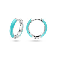 vDam Klapoorringen Emaille Zilver Gerhodineerd 1336228