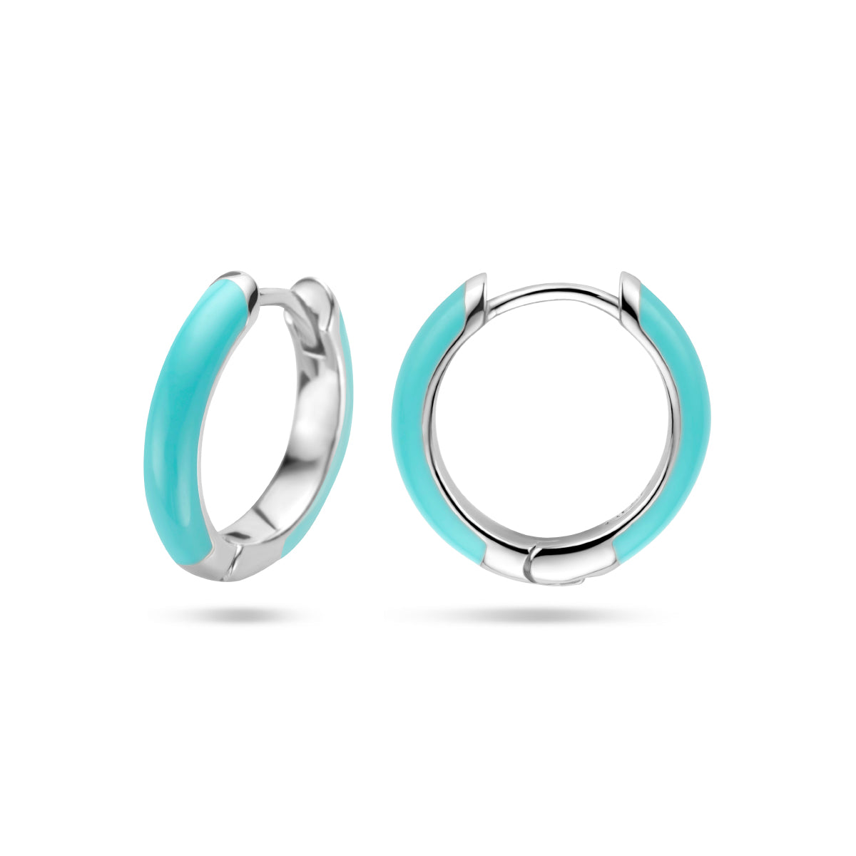 vDam Klapoorringen Emaille Zilver Gerhodineerd 1336228