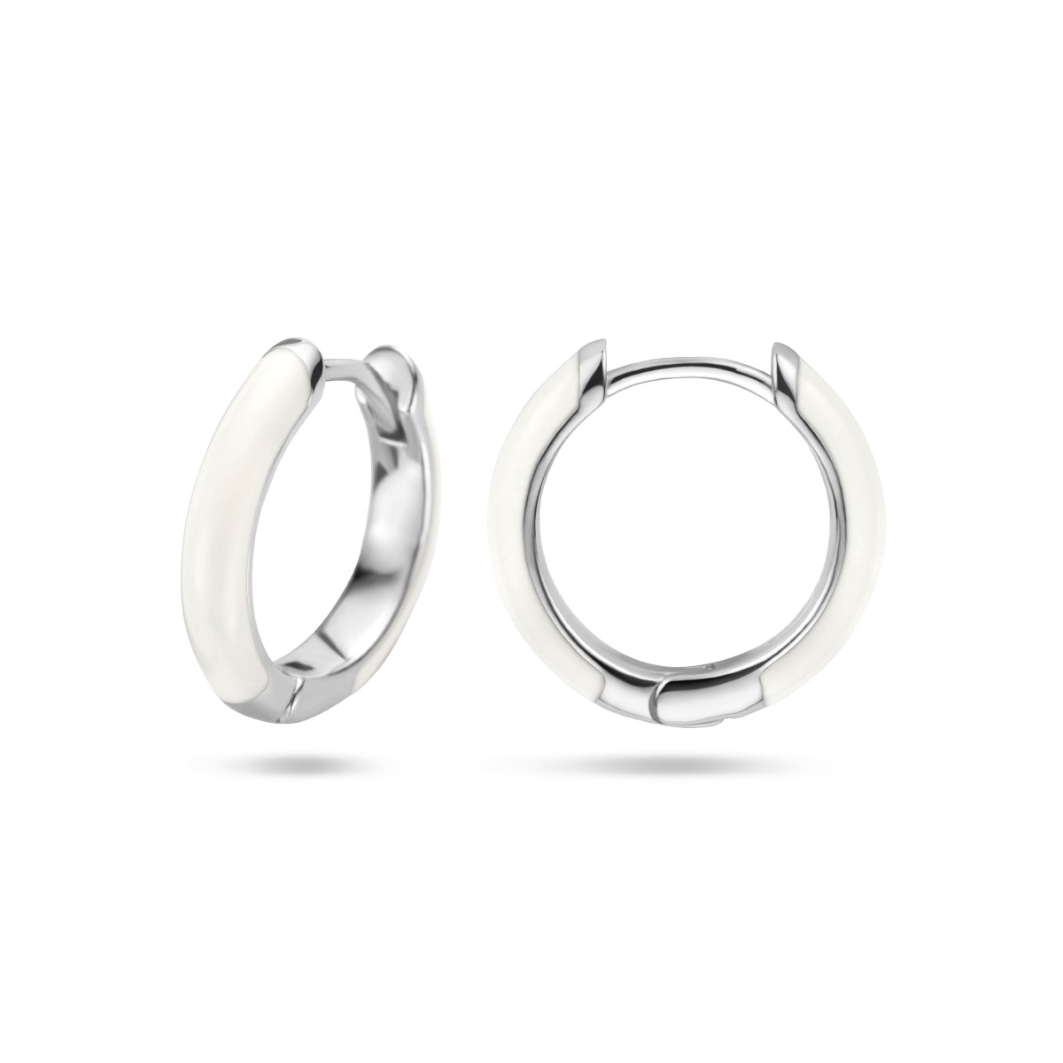 vDam Klapoorringen Emaille Zilver Gerhodineerd 1336229