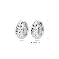 vDam Klapoorringen Gedraaid 6,5 Mm Zilver Gerhodineerd 1339853
