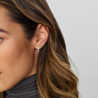 vDam Klapoorringen Gedraaid Zilver Gerhodineerd 1334141