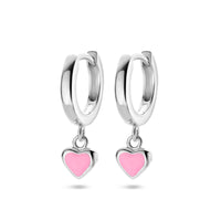 vDam Klapoorringen Hart Zilver Gerhodineerd 1336083